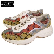 Gucci GG帆布繫帶運動鞋/8