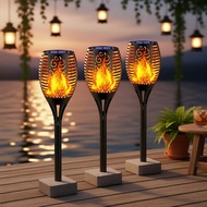 96-LED——3,,、  Lampu Tiang Taman Solar 96-LED – 3 Mod Pencahayaan, Kalis Air untuk Laluan, Rumput & H