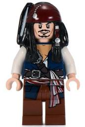 樂高 LEGO 加勒比海盜 人仔 poc001 傑克 船長 4183 4192 4193 含武器