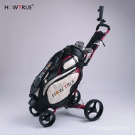 Foldable Trolley 4 Trolley Color Ball Trolley Trolley with Brake Optional Golf Bag Car Four Wheel R5