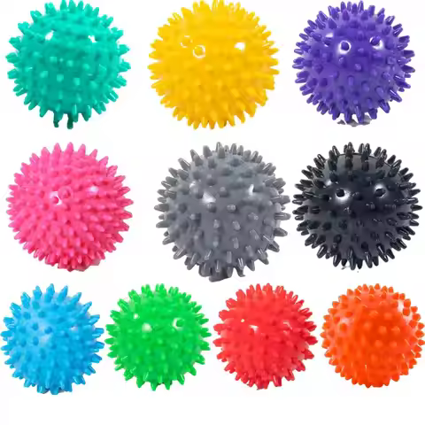 Hedgehog Ball 7cm Yoga Spiky Massage Ball Fitness Fascia Ball Grip Ball Foot Massage Relaxation Pric