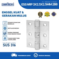 DEKKSON Non Removable Pin Hinge Engsel Kupu NRP ESS 316 SUS 316