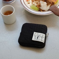 極致微型鑰匙圈收納包 (曜石黑)