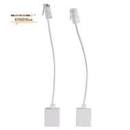 2 socket 8P4C / RJ45 male RJ11 6P4C to female M / F Adapter telephone Ethernet
