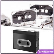 [PrettyiaMY] Walkman Cassette Player, 128kbps, Full Stereo Sound, USB 2.0, DC 5V, Binaural Sound Pla