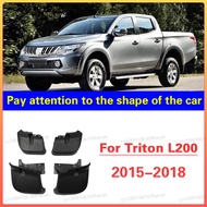 Car Mudguards Mud Flaps For Mitsubishi Triton MQ GLX L200 L200 2007-2018 Mudguards Splash Guards Mud