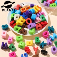 (1PCS) Luxury 3D Alphabet Beads Large Letter Beads