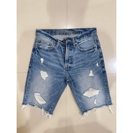 American Eagle EasyFlex 9" Athletic Ripped Denim Short Men's Jeans Shorts