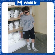 short sleeve t-shirt for children ST.UB 77, washed cotton, unique color. Size 15kg-35kg (2-way sweat