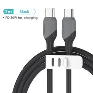 【50% OFF Voucher】KUULAA 30W Type C to Lightning Cable สำหรับ iPhone 14 13 pro max 12 pro max Series สายชาร์จไอโฟน Fast Charging สาย 30W USB Type C สายเคเบิลข้อมูลสำหรับ Macbook สาย USB Type C to USB Type C สายชาร์จ for iPhone 15 Series