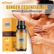 30ml Ginger Lymphatic Drainage Detoxification Essential Oil Slimming Plant Essential Oils Losing Weight Cellulite Remover Improve Insomnia Hair Scalp Massage Oil Fat Burning