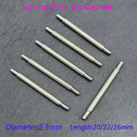 Dia 2.3mm Watch Band Spring Bar For Garmin Stainless Steel Strap Link Pins For Garmin Fenix 8 6 6X 6