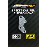 NISSIN 2 PISTON CALIPER BRACKET RX KING CNC BY 2TC BOTTOM SHOCK NEW CNC DISC 300MM NISSIN 2 PISTON C