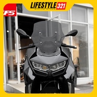 TFS 2025 BMW C400GT Windshield 50cm Height Smoke Windshield Deflector C400GT 2025 Windshield