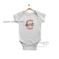 jumper bayi custom / baju bayi custom / romper bayi insial 2 - 3-6 bulan
