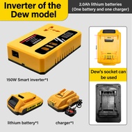 150W For Dewalt 18V Li-ion Battery Portable Power InverterDC 18V to AC 220V Outdoor Power Station Ge