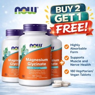 【100%𝒐𝒓𝒊𝒈𝒊𝒏𝒂𝒍】Now Foods Magnesium Glycinate, 180 Tablets
