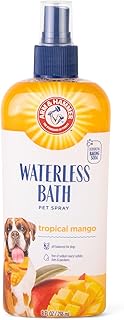 Arm & Hammer for Pets Waterless Bath Spray for Dogs Baking Soda, 8oz Mango Scent | Professional Qual