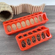Rutin Chicken Trough 30cm Quail Feeder Chicken Feeder for Chicks Anti-Floating Feeder Anti-Spill Fee