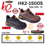 [HK2 by Hammer King's] HK2-15005 Safety Shoes Men Steel Toe Anti Slip Lightweight Breathable Kasut S