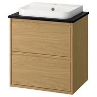 ÄNGSJÖN / BACKSJÖN Wash-stnd w drawers/wash-basin 62x49x71 cm