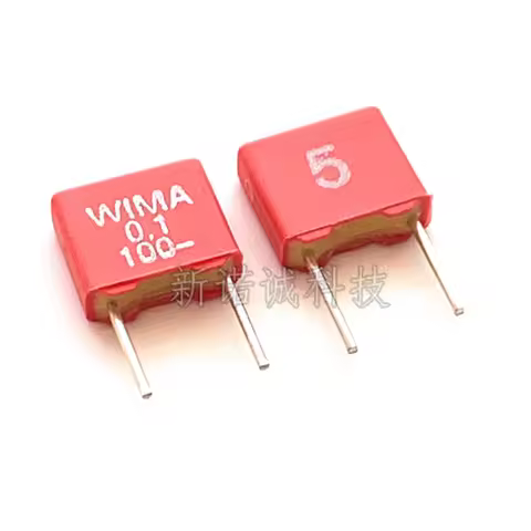 10pcs/100pcs Germany WIMA Film Capacitor 104 100V 0.1UF 100V 100nF 104J 5% MKS2 Pitch 5mm Audio Capa