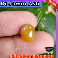 cincin kuning alam yellow batu safir asli topas giok madu batu natural