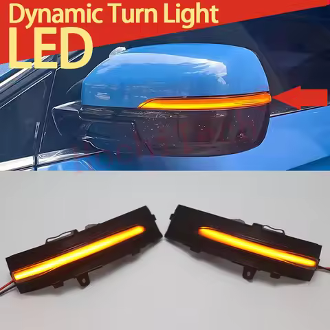 Smoked LED Dynamic Turn Signal Light Side Mirror Flashing Light for Ford Edge CD539 ST-Line 2015-202