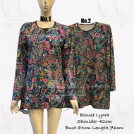 floral blouse cotton / baju murah borong
