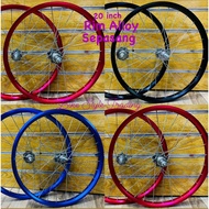 Rim Basikal / 20" BICYCLE ALLOY RIM / BMX WHEEL SET ALLOY RIM / Basikal Budak / Alloy Rim Bicycle / 