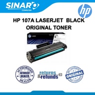HP 107A LASERJET  BLACK ORIGINAL TONER