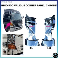 HINO 500 VALIDUS CORNER PANEL CHROME HIGH QUALITY HINO 500 ACCESSORIES CHROME HINO TRUCK CHROME