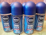 Nivea Men roll on 50ml/nivea men deodorant cool kick invisibledeep