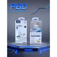 PBD PD-C23 2.1A DOUBLE USB PORT OUTPUT MULTI-PROTOCOL TRAVEL CHARGING ADAPTER CHARGER