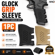 (local)Universal Rubber Grip Cover for Glock 17 19 M4 - Anti Slip Tactical Outdoor Accessories