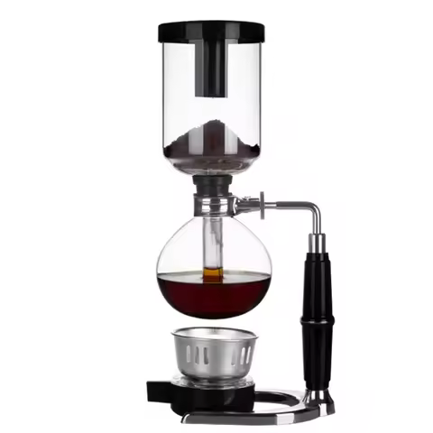 1 Set Coffee Syphon Pot Siphon Coffee Maker Glass Pot Coffee Brewing Tools 3 Specifications Optional