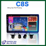 Màn liền camera 360 OLEDPRO X4S C8S NEW 9 inch 10 Inch Ram 4G-Rom 32g Chip 8 Nhân đa chức năng 4 mắ