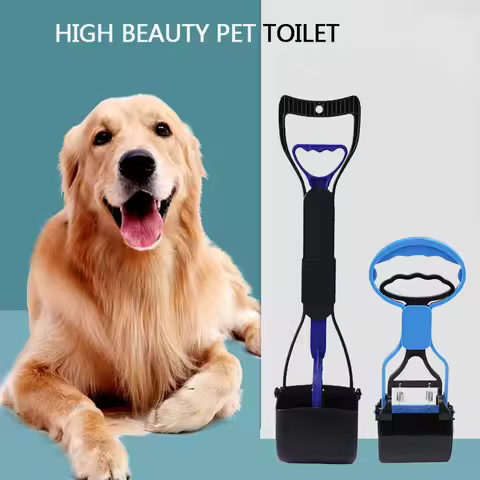 28cm/45cm Pet Poop Picker Pet Dog Long Handle Pet Pooper Scooper Dogs Cats Poop Scoop Up Clean Waste