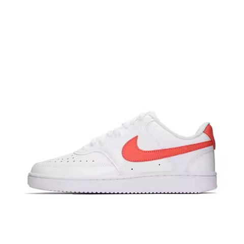 Nike Court Vision 1 Women's Skateboarding Shoes, Encapsulated, Light Weight Sneakers, White/Red