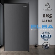 ELBA 1 Door Refrigerator Fridge 185L Single Door ER-Q1856(GR) Peti Sejuk Ais 1 Pintu