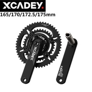 XCADEY Power Meter Crankset Road Bike 110BCD 4H 5H Chainring 50-34T 52-36T 53-39T Hollowtech Crank จักรยานอุปกรณ์เสริม Store