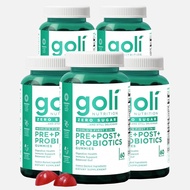 Zero Sugar Prebiotic Probiotic Postbiotic Gummies with DE111 XOS MCC1849 Vegan Keto Friendly 300 Pie