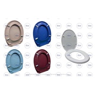 Plastic Colour Color Toilet Cover Seat Bowl Cover Warna Plastik Jamban Duduk Tandas Penutup Mangkuk Tandas Heavy Duty