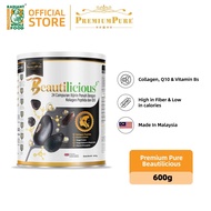 Halal Collagen Peptides 5000mg + CoQ10 & Whole Grains – Premium Pure Beautilicious 600g