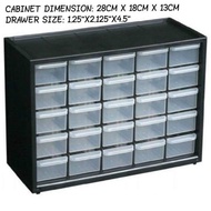 25 mini drawer storage organizer