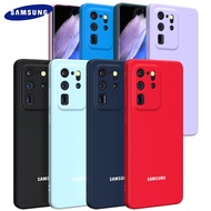 Samsung Galaxy S20 S20Ultra S20Plus Case Silky Silicone Soft-Touch Back Cover For Galaxy S 20 Plus Ultra Protective Coque