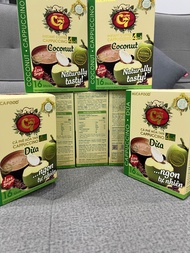 C7 Coffee Huca Food Vietnam Coconut Instant Coffee Cappuccino 4 in 1 Naturally Tasty Use 100% Organi