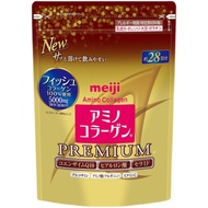 Meiji Amino Collagen premium เมจิ อะมิโน คอลลาเจน พรีเมียม สีทอง 196 g 28วัน ของแท้ จากญี่ปุ่น 🇯🇵 ma