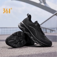 361 Degrees Marshmallow Men's Running Shoes Athletic Jump Rope NFO 2.0 Technology Front Swing Leather Upper Casual Male 672232235