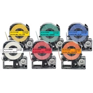 12mm label tape Compatible for Kingjim EPSON Label Printer LW-300 LW-400 LW-600P LW-700 LC-4WB  LW-1